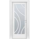 Uni Doors Интериорна врата Олимпия - остъклена - бял мат (цена без монтаж)