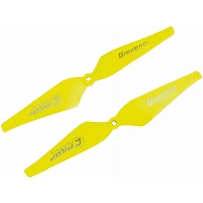 Graupner COPTER Prop 9x4 pevná vrtule 2 ks Žlté