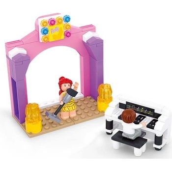 Sluban B0521 Hudební pódium s klavírem 109 ks