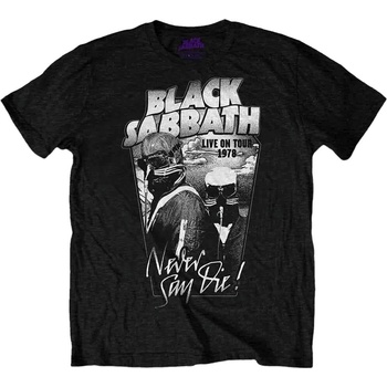 Black Sabbath Риза Never Say Die Live On Tour 1978 Unisex Black L (BSTS19MB03)