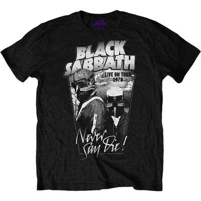 Black Sabbath Never Say Die Live On Tour 1978 Black L Риза (BSTS19MB03)