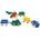 Viking Toys Играчка Viking Toys - Мини бръмби с ремарке, 15 cm, асортимент (1115-M12)
