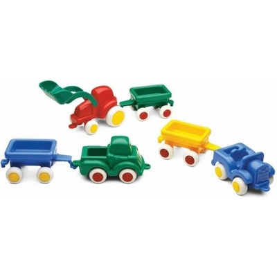 Viking Toys Играчка Viking Toys - Мини бръмби с ремарке, 15 cm, асортимент (1115-M12)
