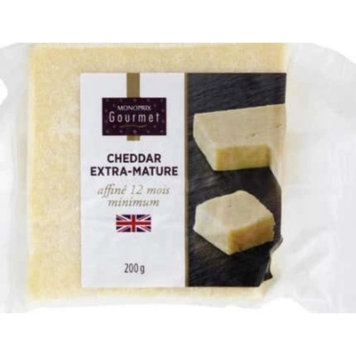Monoprix Gourmet Extra vyzrálý čedar 200 g