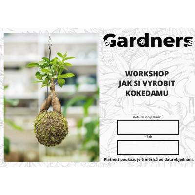 Gardners Workshop – Jak si vyrobit kokedamu