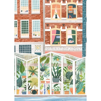 Image 1 of Pieces & Peace - Puzzle Amsterdam Flower Market 1000 - 1 000 piese