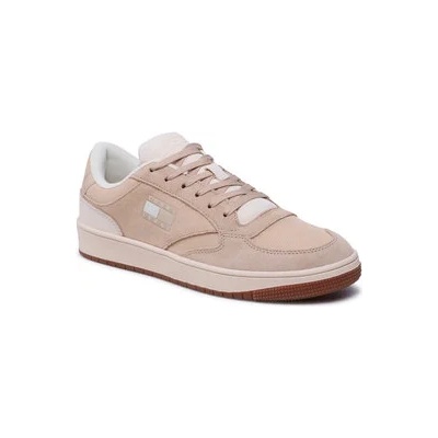Tommy Jeans Сникърси Retro Cupsole Suede EM0EM01161 Бежов (Retro Cupsole Suede EM0EM01161)
