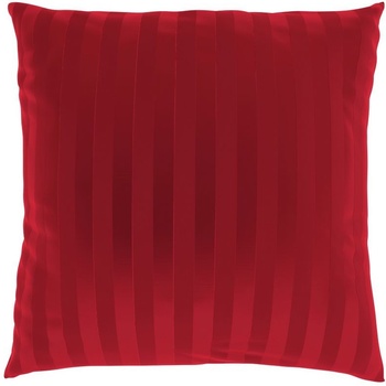 Kvalitex satén s prúžkom červený 70 x 90 cm