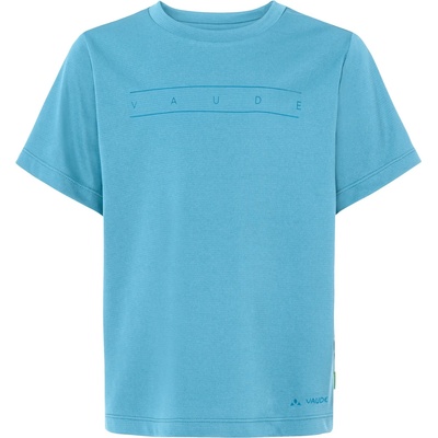 Vaude Детска спортна тениска Vaude Kid's Vaude Print T-Shirt Sport shirt - Crystal Blue - размер 158/164 (EU) (704-4895-0215)