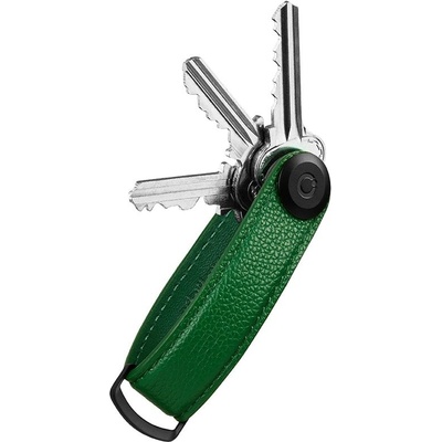 Orbitkey z texturované kůže 2.0 Pebbled Leather Emerald – Zboží Mobilmania