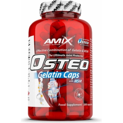 Amix OsteoGelatin + MSM 200 kapslí