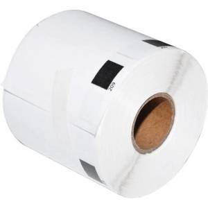 Makki съвместими етикети Brother DK-11209 ROLL ONLY - Small Address Paper Labels, 29mmx62mm, 800 labels per roll, Black on White - MK-DK-11209-RO (MK-DK-11209-RO) - zettabytex