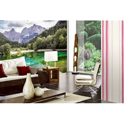 DIMEX ART Самозалепваща се флизелинова фототапета езеро ясна 375 x 250 см