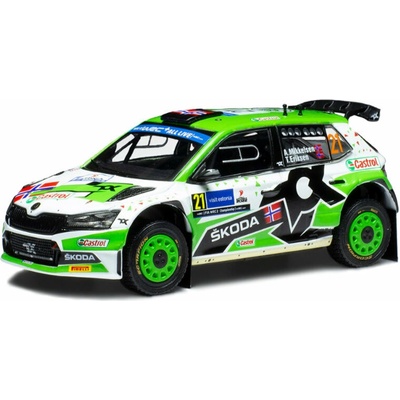 IXO Škoda Fabia Rally2 EVO Rally Estonia 2022 21 Mikkelsen Eriksen 1:43