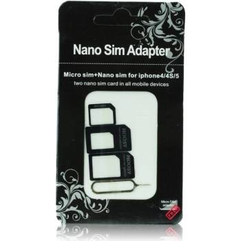 Adaptér NOOSY Sim Card(NANO/MICROSIM) + klíček