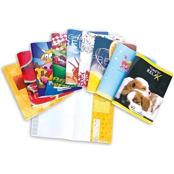 Подвързия А4 регулируема, самозалепваща, цветна, гланцирана