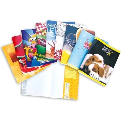 Подвързия А4 регулируема, самозалепваща, цветна, гланцирана