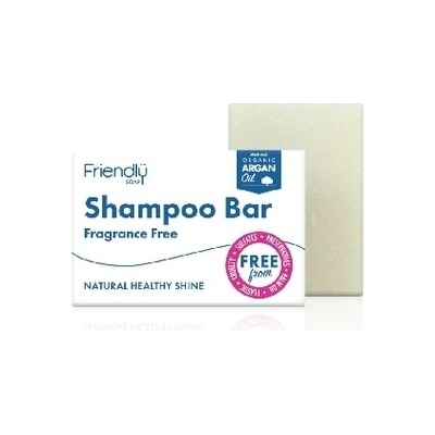 Friendly Soap Natural Shampoo Bar Fragrance Free prírodné mydlo na vlasy 95 g