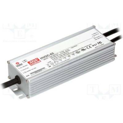 MEAN WELL HVGC-65-350B Napájecí zdroj: spínaný; LED; 65,1W; 18÷186VDC; 350mA; 180÷528VAC