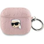 Karl Lagerfeld Кейс Karl Lagerfeld Monogram Karl Head за AirPods 3, розов (3666339283773)
