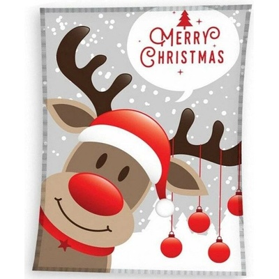 Sleep-well Mikroflanelová vánoční deka Sob Rudolf