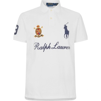 Ralph Lauren Риза с къс ръкав Polo Ralph Lauren Men's Racing Short Sleeve Shirt - White