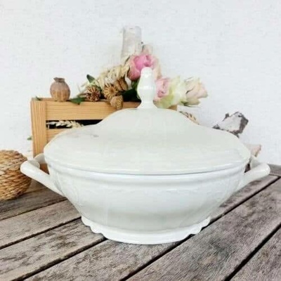 Thun BERNADOTTE IVORY mísa zeleninová slonová kost 1500 ml