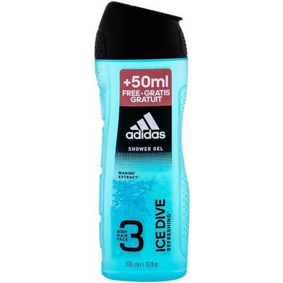 Adidas ICE DRIVE душ гел за мъже, 300мл