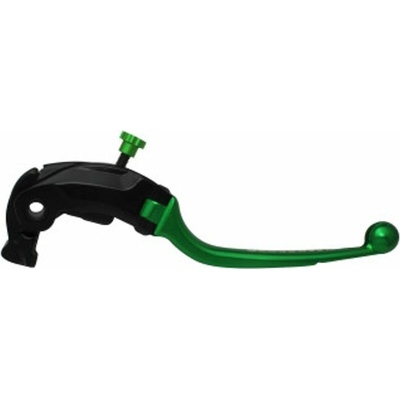 ACCOSSATO Adjustable folding lever ACCOSSATO LV019 in aluminium for Nissin radial brake master cylinder zelená