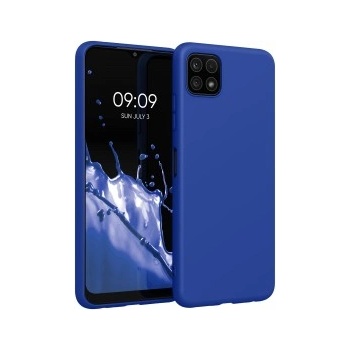 kwmobile Калъф за Samsung Galaxy A22 5G - син - 58563