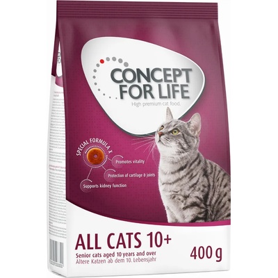 Concept for Life 400 г Concept for Life на намалена цена! - All Cats 10+ с подобрена рецепта!