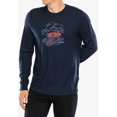 Smartwool Snowcat Graphic Long Sleeve Graphic Tee deep navy