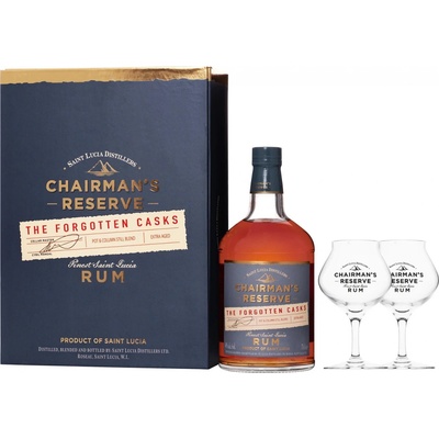 Chairman's Reserve Forgotten Casks 40% 0,7 l (dárčekové balenie 2 poháre)