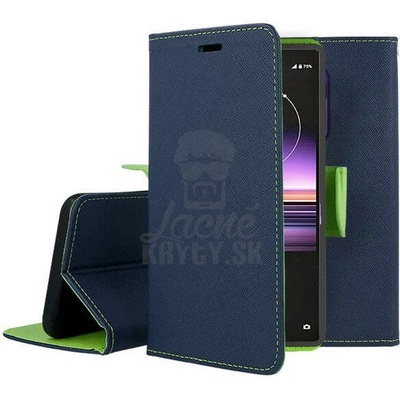 Fancy Book modro-limetkové – Sony Xperia 1 – Zboží Živě