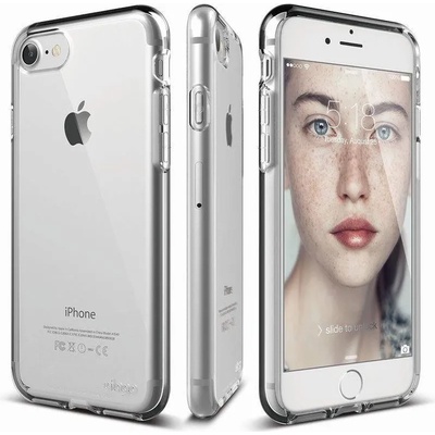 elago S7 Cushion Case + HD Clear Film - силиконов калъф и HD покритие за iPhone 8, iPhone 7 (прозрачен)