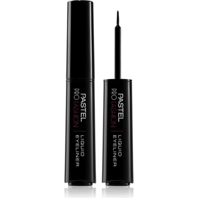 Pastel Profashion Liquid Eyeliner tekuté linky na oči s matným efektom 01 Black 4,62 ml