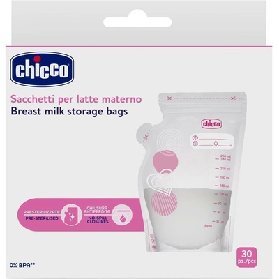 CHICCO Sáčky na mateřské mléko 250 ml 30 ks