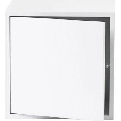 Muuto Policový diel Stacked w. door medium, white