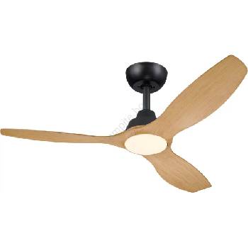 Philips Philips-LED димируем таванен вентилатор OLAS LED/24W/230V с диаметър 132 см черен/кафяв + дистанционно управление (P7328)