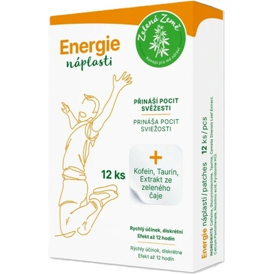 Zelená Země Náplasti na energii - 12 ks