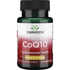 Swanson CoQ10, 30 mg, 60 капсули, Swanson (SW627)