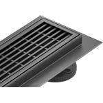 Mexen Flat Линеен сифон M33 70 см, четка и полиран gun gray - 1E33070-15 (1E33070-15)