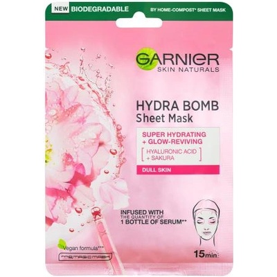 Garnier Skin Naturals Hydra Bomb Sakura хидратираща маска за лице за жени