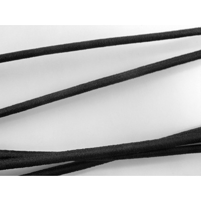 Bundová kulatá pruženka - černá - průměr 0,3 cm – Zbozi.Blesk.cz