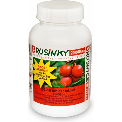 Naturvita Brusinky 60 tabliet + 10 tabliet