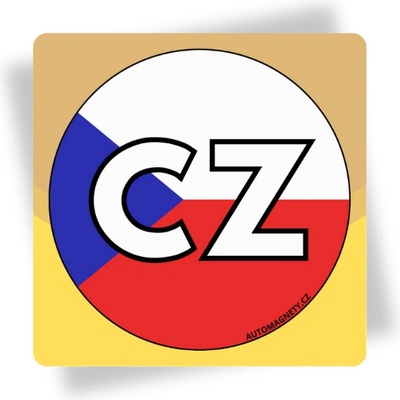 Magnet na auto - CZ vlajka – Hledejceny.cz