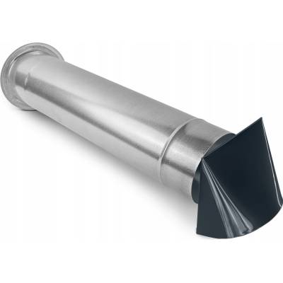 SystemHome kulatý 100 mm bílý pozinkovaný plech