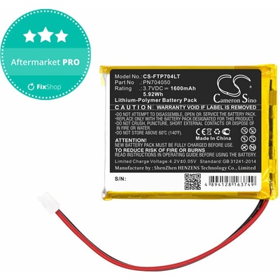 Baterie pro Fatboy Edison the Petit, LED Table Lamp Edison, 1600mAh, Li-Pol, 3.7V, PN704050, HQ