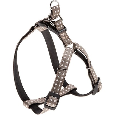 Ferplast Cricket Harness Large - Двупластов с мека подплата регулируем нагръдник за кучета с гръдна обиколка от 54.5 до 77.5 см. - бежав