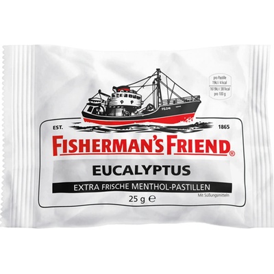 Fishermans Friend Eukalyptus mentolové pastilky s cukrem 25 g